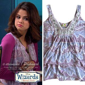 Free People Cross-Stitch Layered Tank ASO Alex Russo